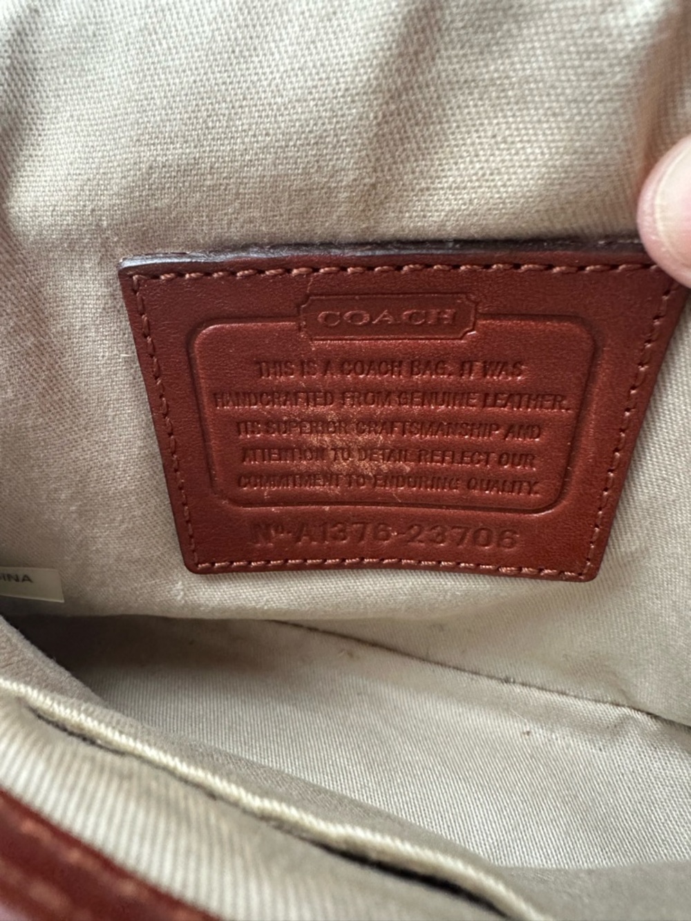 Vintage Coach Willis Mini Crossbody Bag Brown. - Picture 2 of 4